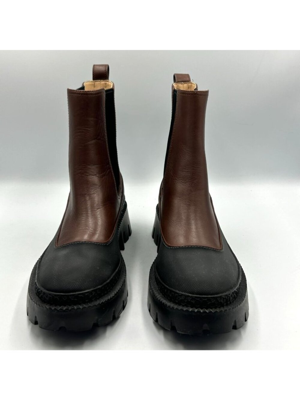 Coach Women's Walnut Brown Leather Jalya Chelsea Ankle Boots Size 9 3630 - Picture 7 of 16